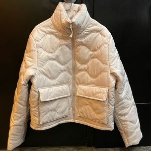 ASOS quilted puffer jacket with funnel neck